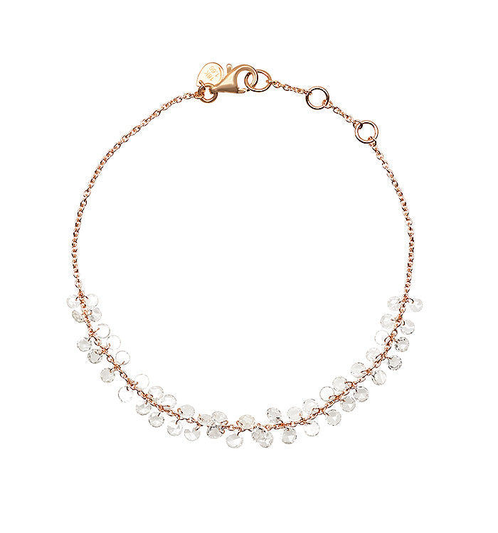 Rose Gold Bracelet with Rose-Cut Diamonds BRIGITTE BRACELET