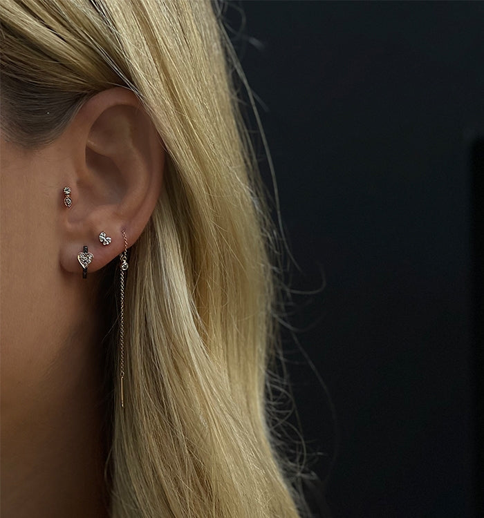 BELL DIAMONDS PIERCING LABRET