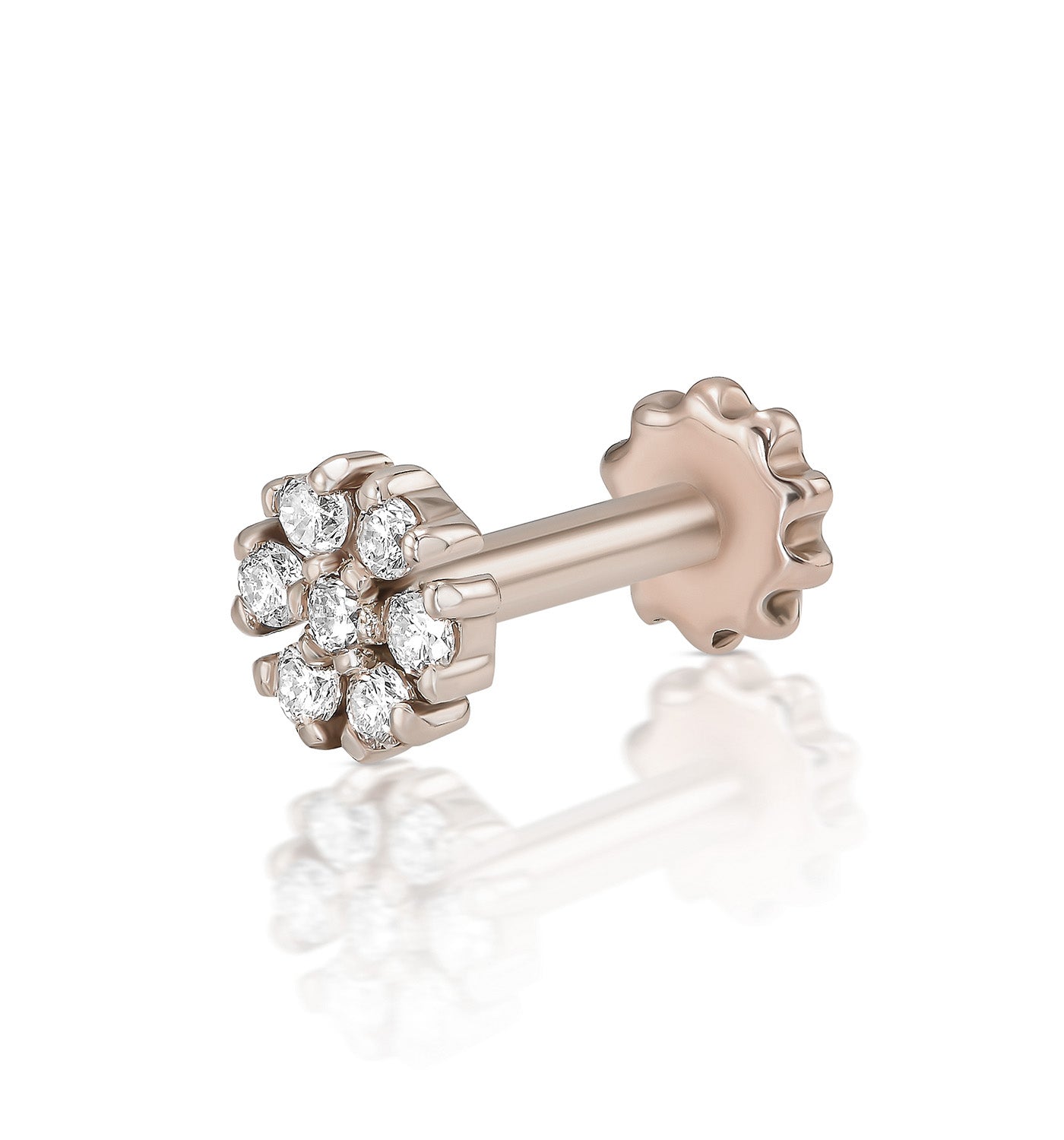 PETIT DIAMONDS PIERCING LABRET EARRING