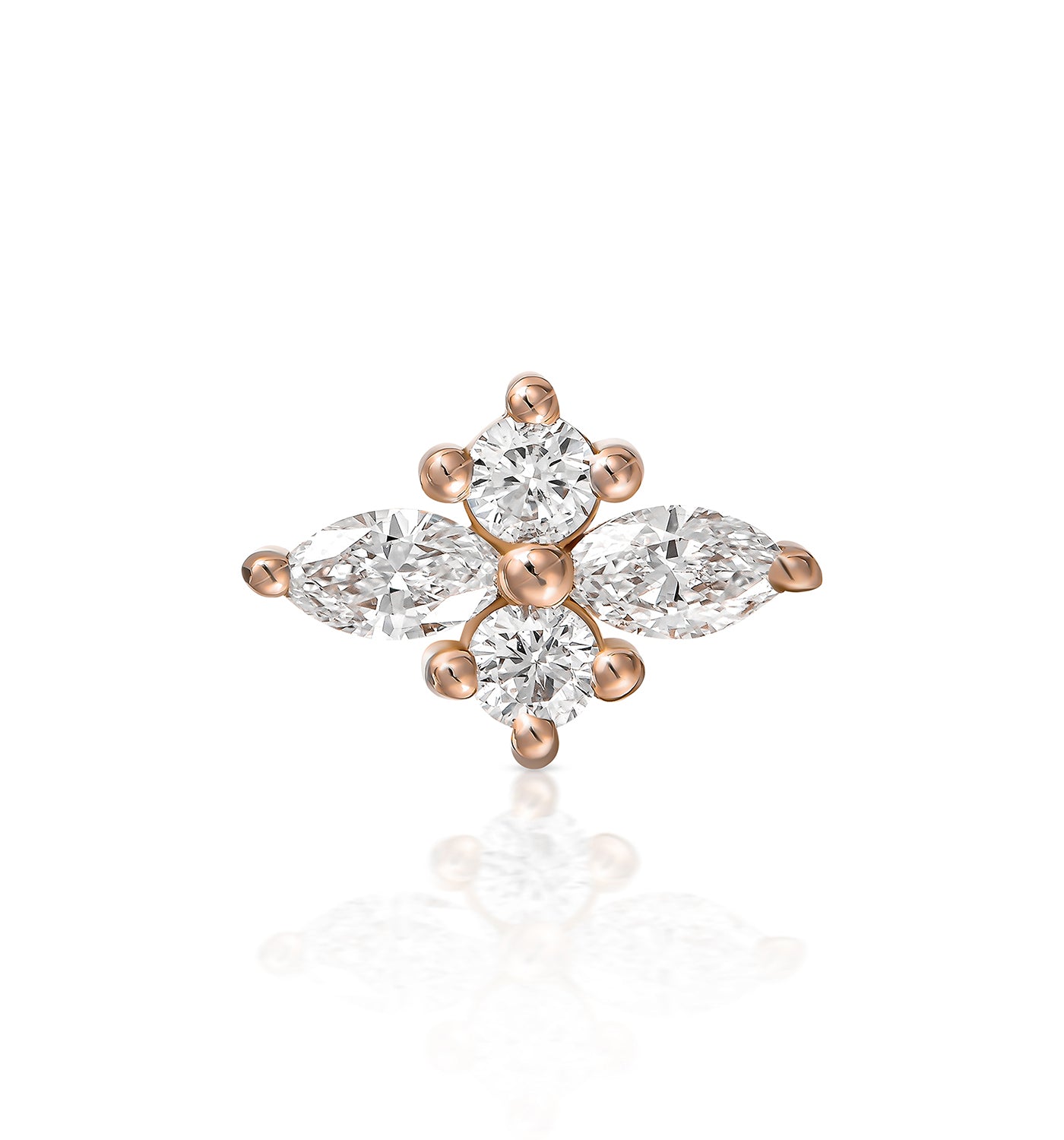 MINI LILI NATURAL DIAMONDS EARRING PIERCING LABRET