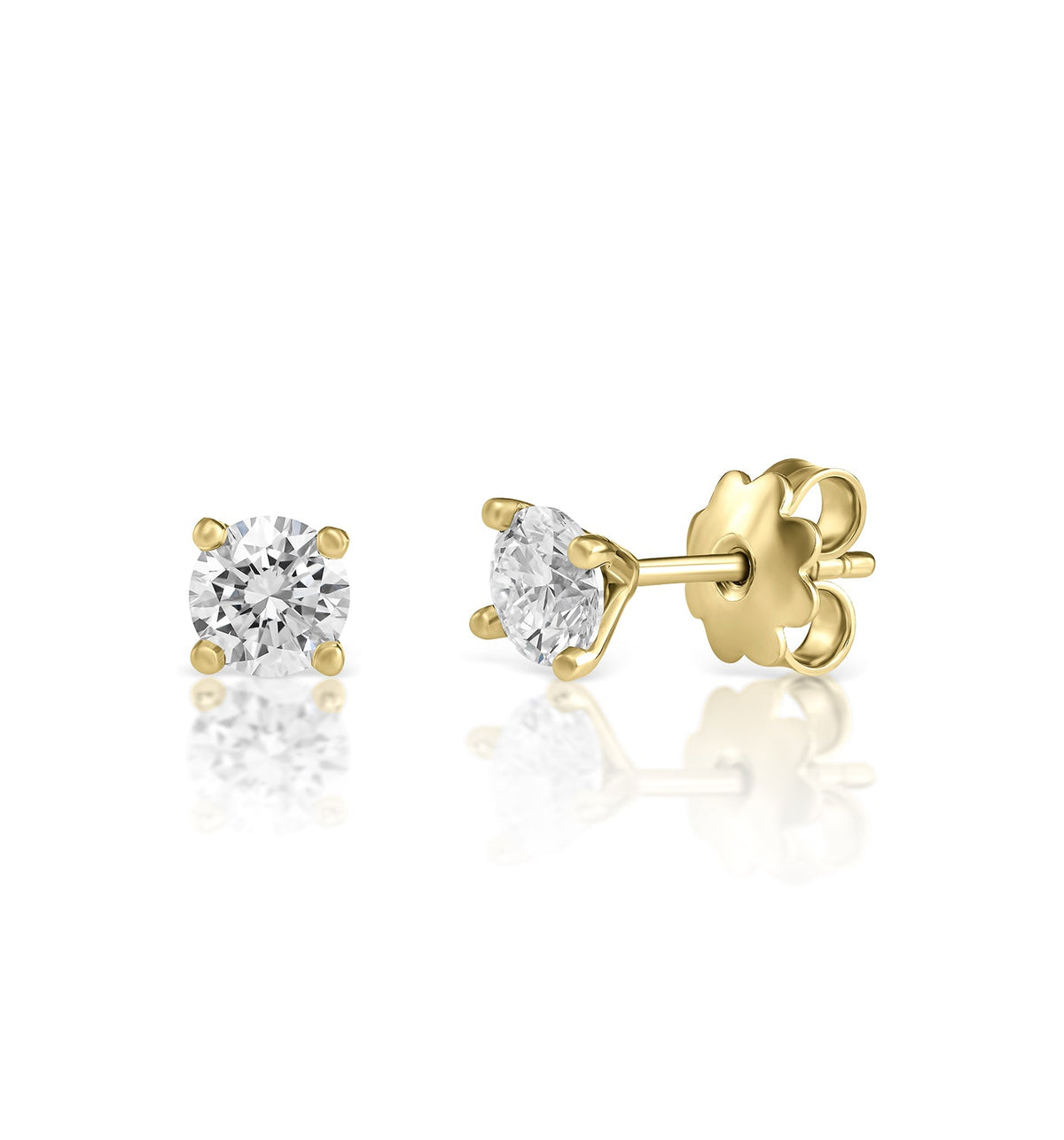 PAIR OF CVD LAB-GROWN DIAMOND EARRINGS 0.5CT
