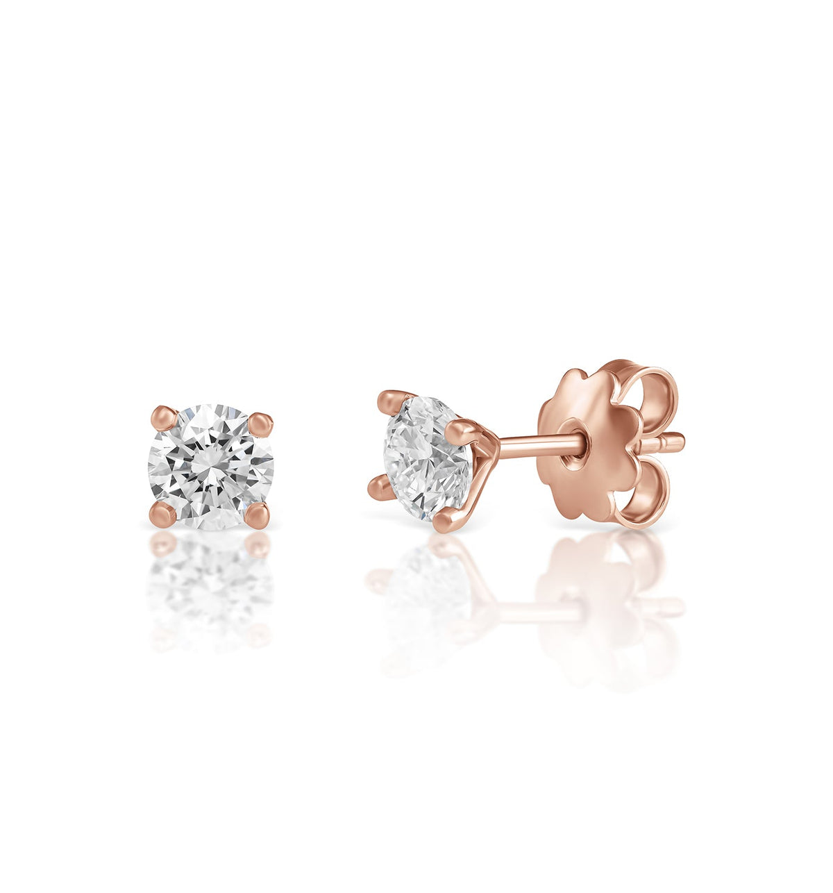 PAIR OF CVD LAB-GROWN DIAMOND EARRINGS 0.5CT