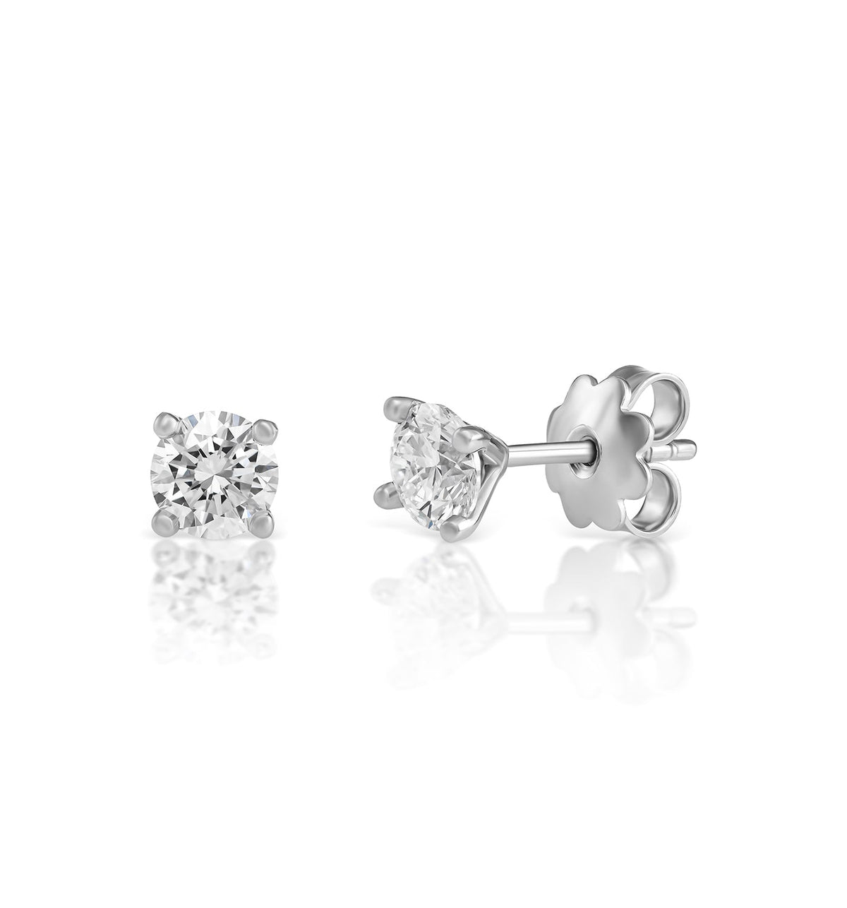 PAIR OF CVD LAB-GROWN DIAMOND EARRINGS 0.5CT