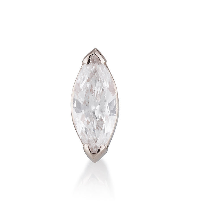 MARQUISE DIAMOND PIERCING LABRET NO. 1