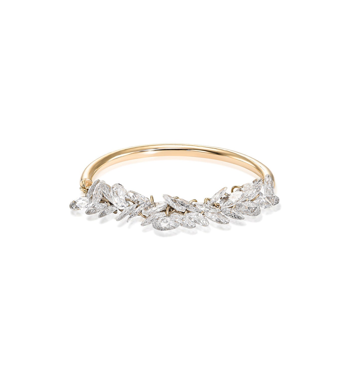 BRIGITTE DRILLED DIAMONDS RING