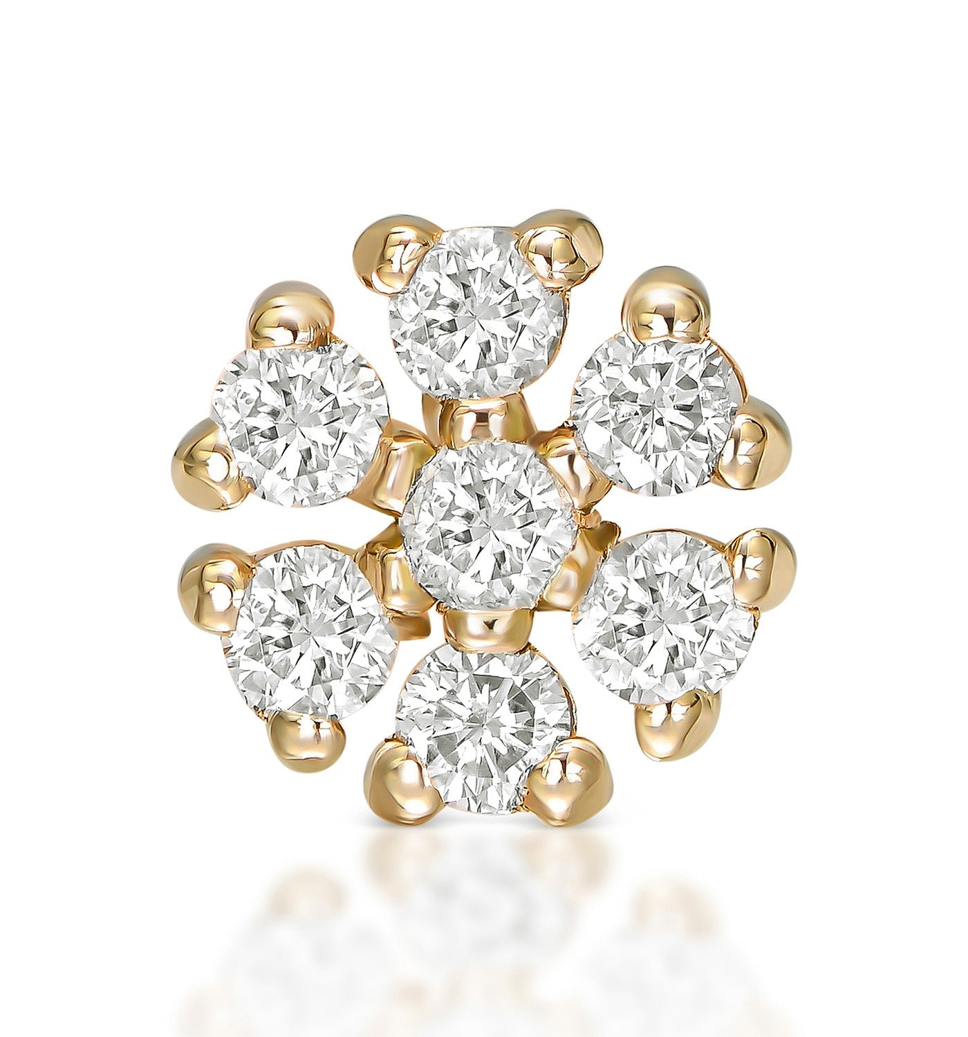 PETIT DIAMONDS PIERCING LABRET EARRING