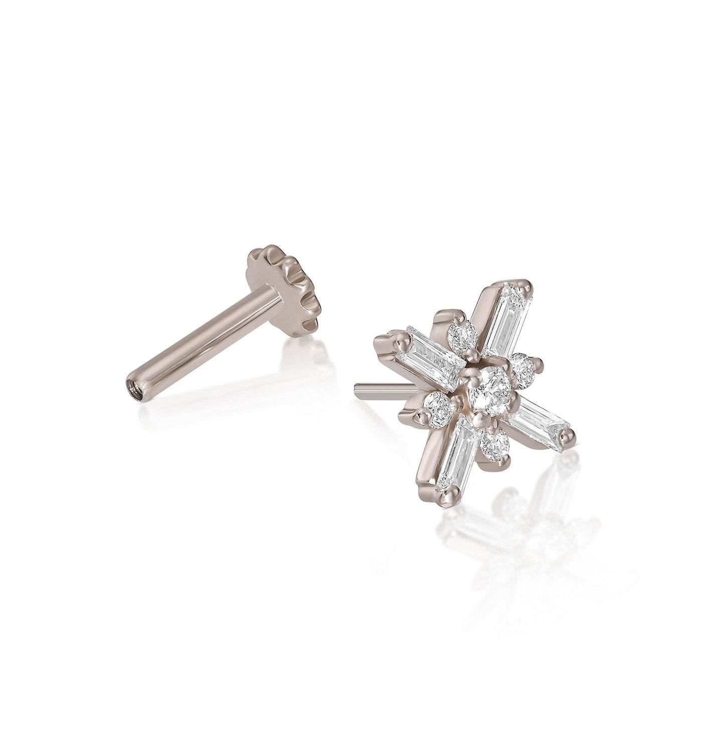 MIRO NATURAL DIAMONDS EARRING PIERCING LABRET