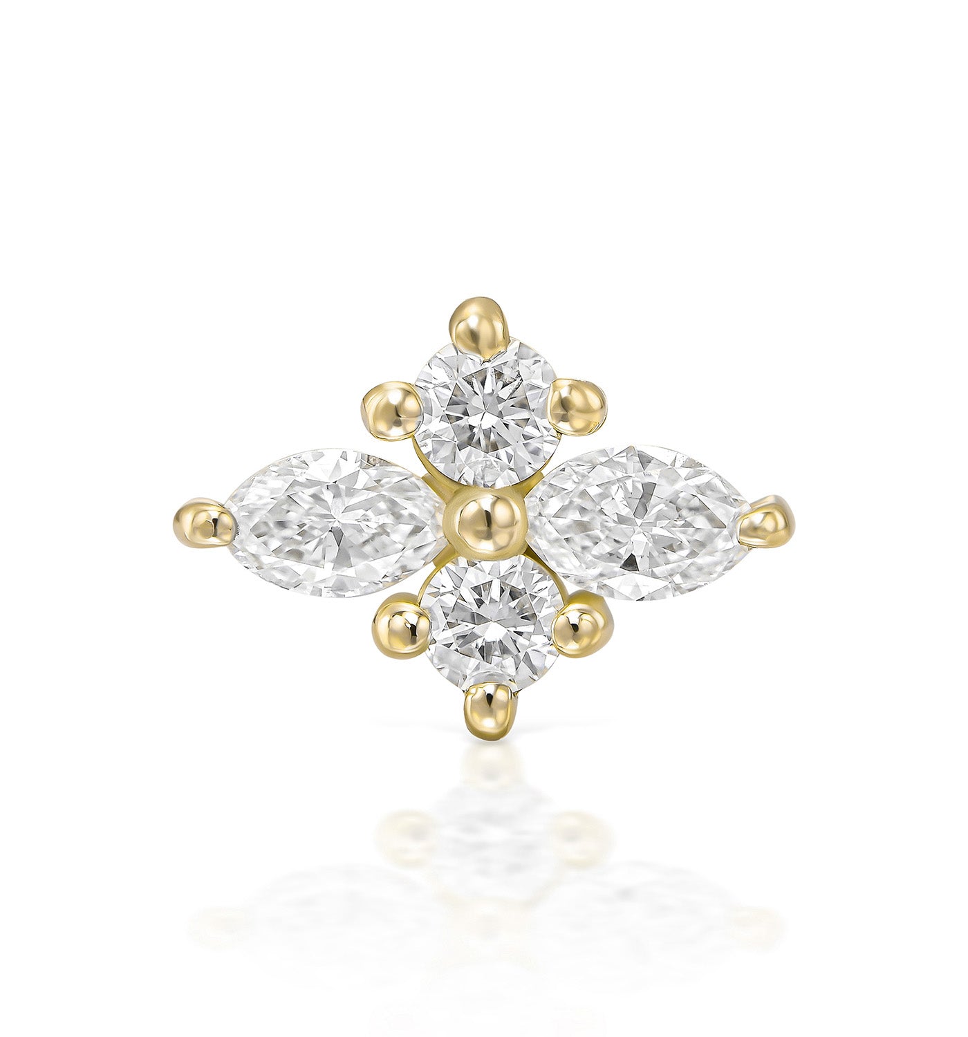 LILI NATURAL DIAMONDS EARRING PIERCING LABRET