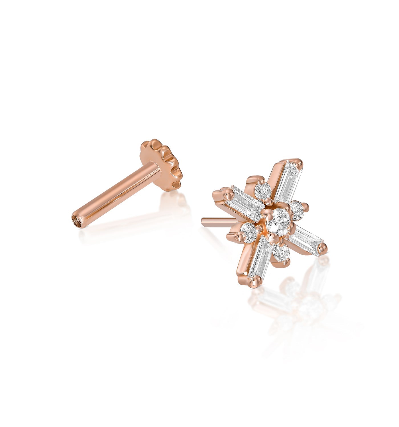 MIRO NATURAL DIAMONDS EARRING PIERCING LABRET