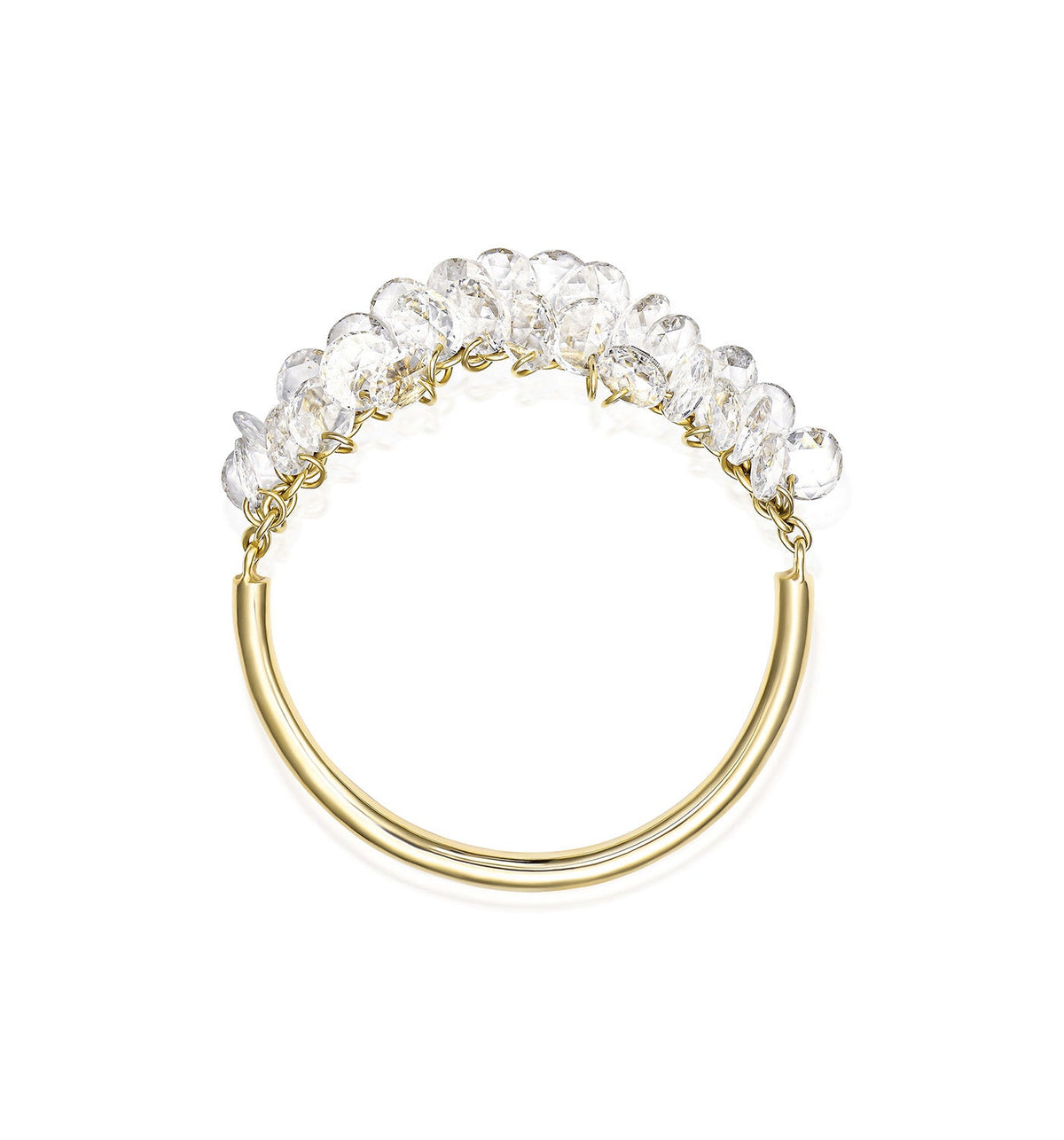 BRIGITTE DRILLED DIAMONDS RING