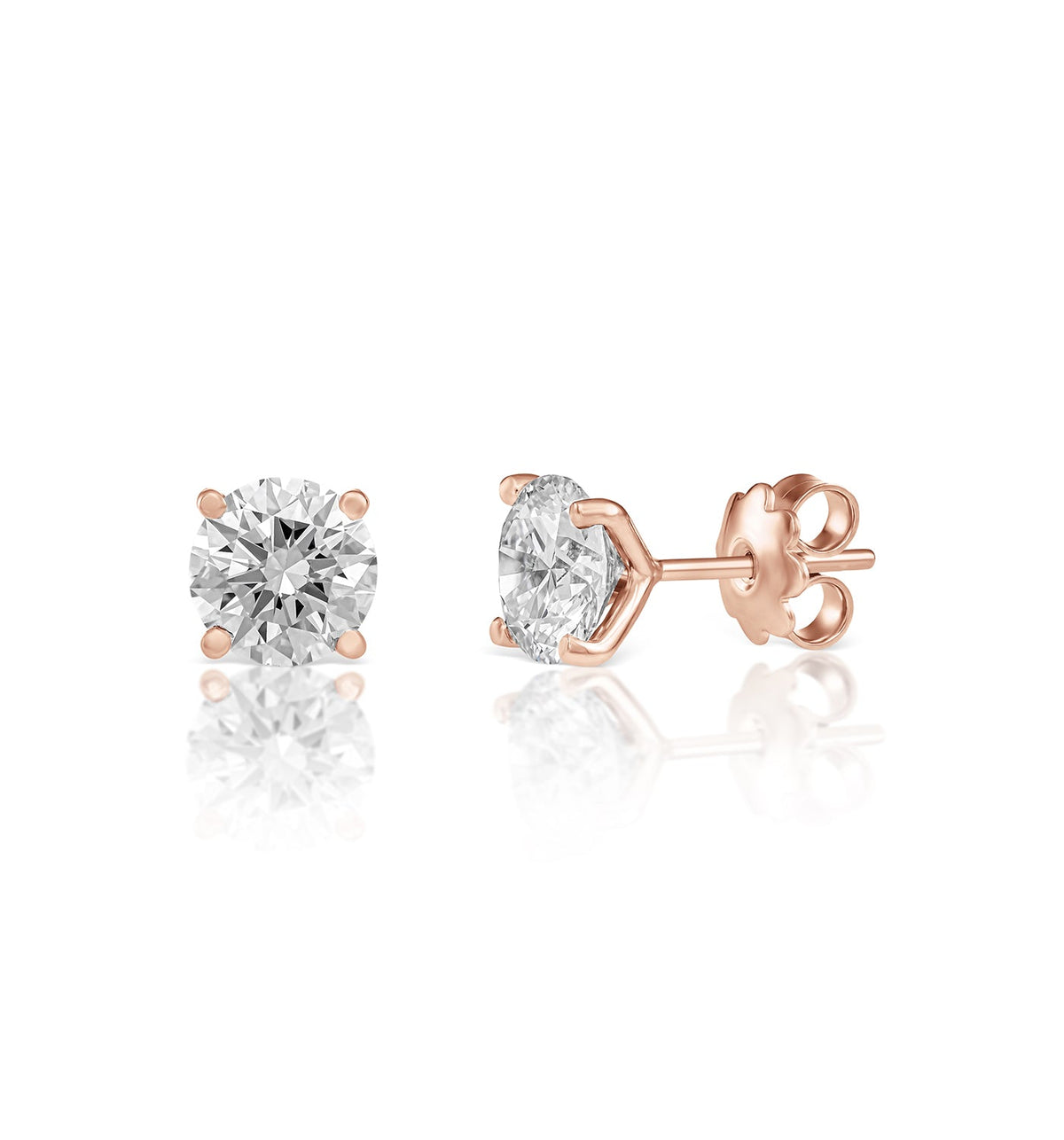 PAIR OF CVD LAB-GROWN DIAMOND EARRINGS 1.5CT
