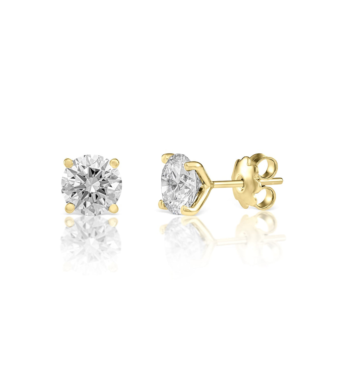PAIR OF CVD LAB-GROWN DIAMOND EARRINGS 1.5CT
