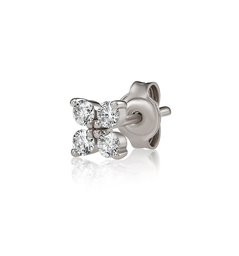 FOUR XL DIAMONDS STUD EARRING