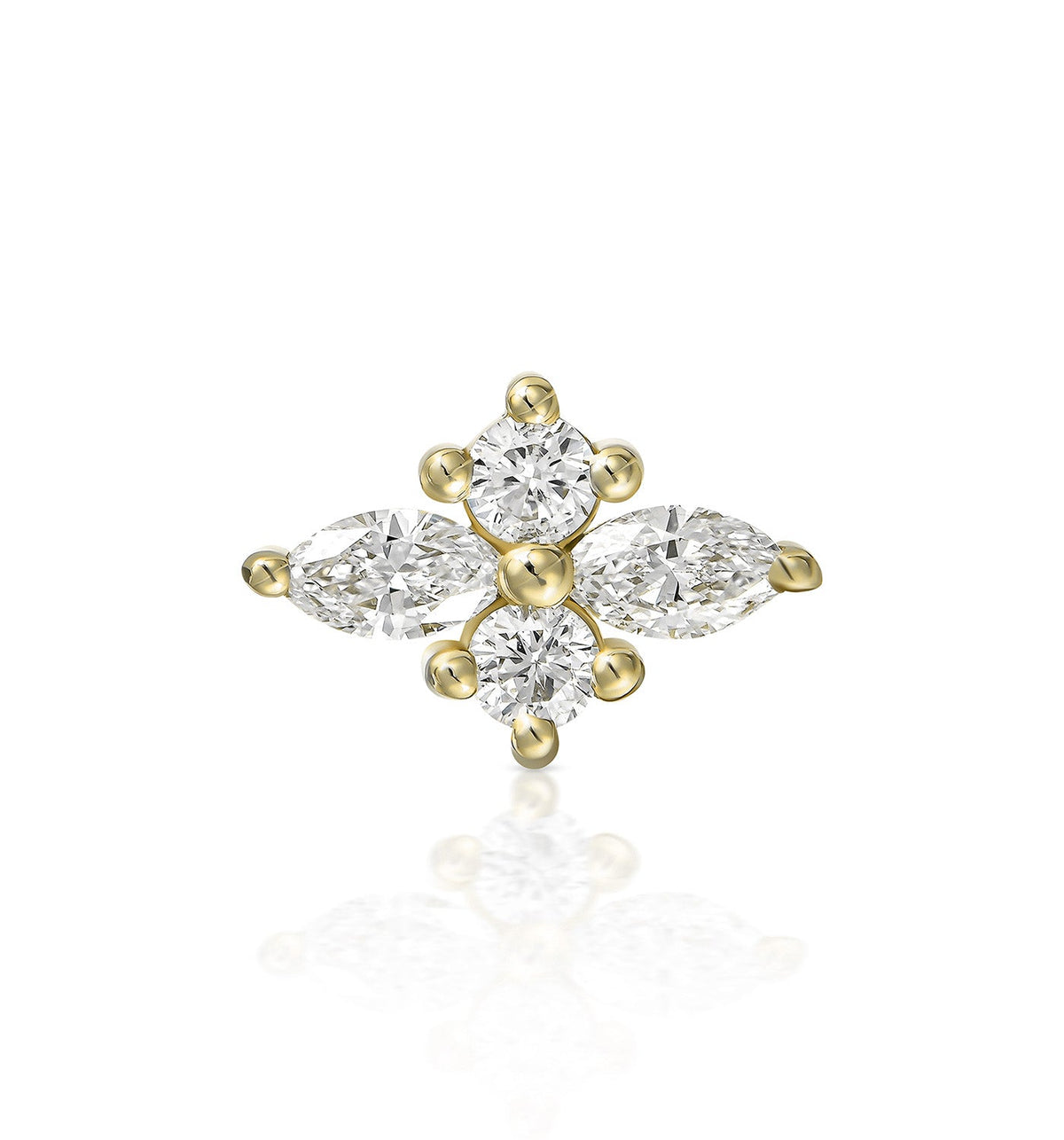 MINI LILI NATURAL DIAMONDS EARRING PIERCING LABRET