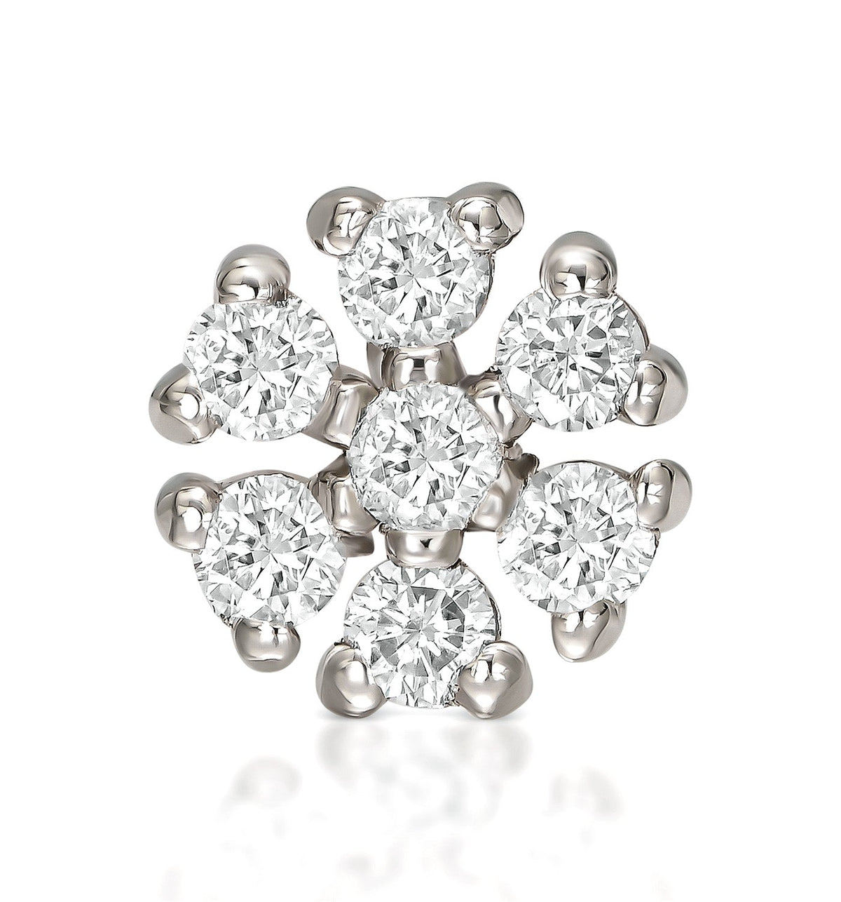 PETIT DIAMONDS PIERCING LABRET EARRING