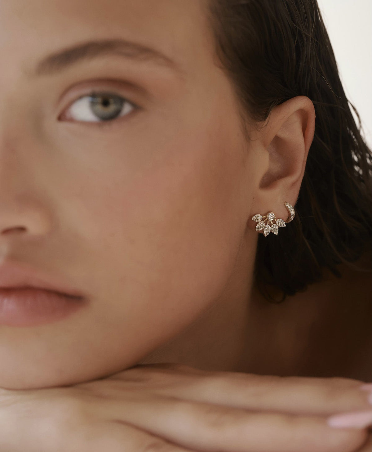 SISI DIAMONDS STUD EARRING