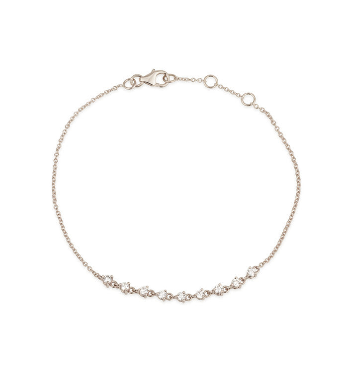 White Gold Bracelet Set with Diamonds ARIEL BRACELET WITH DIAMONDS