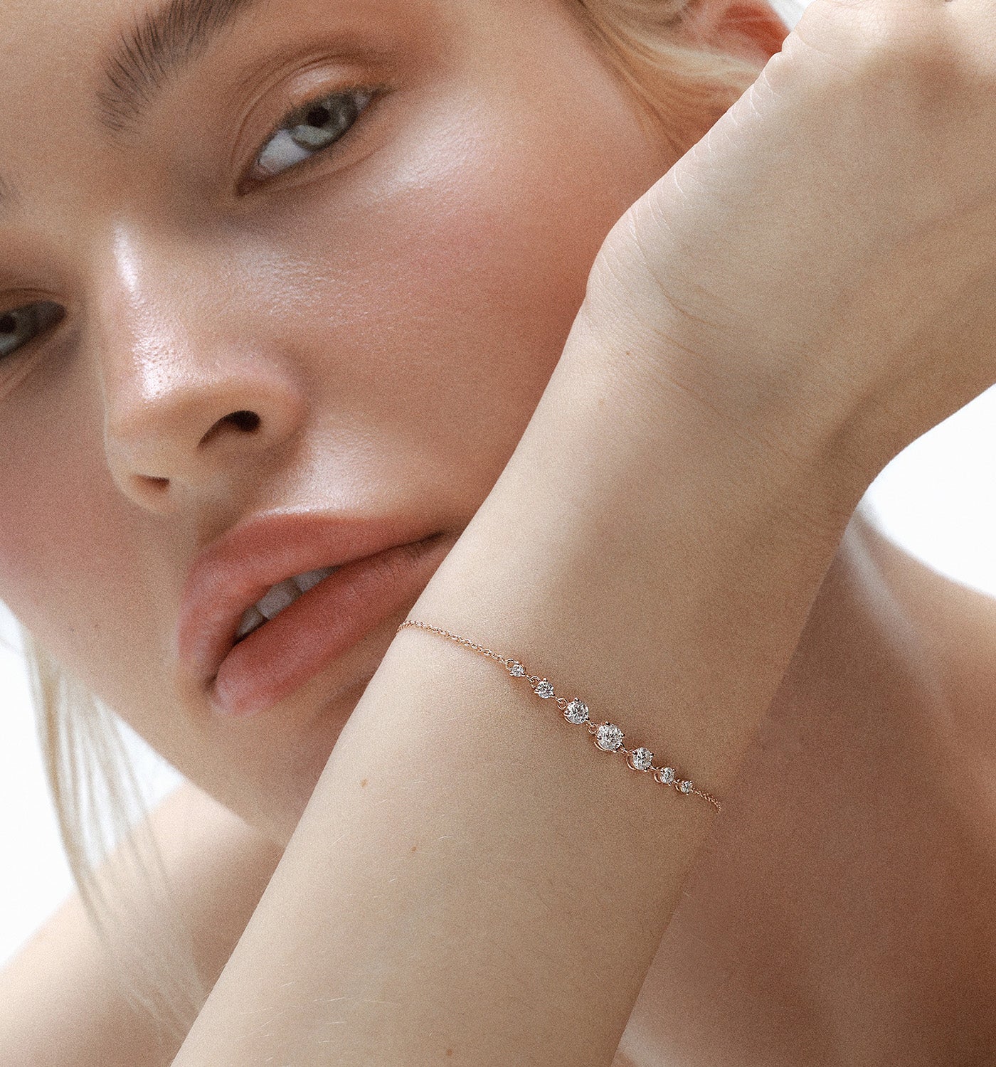 White Gold Bracelet Set with Diamonds MAJ BRACELET