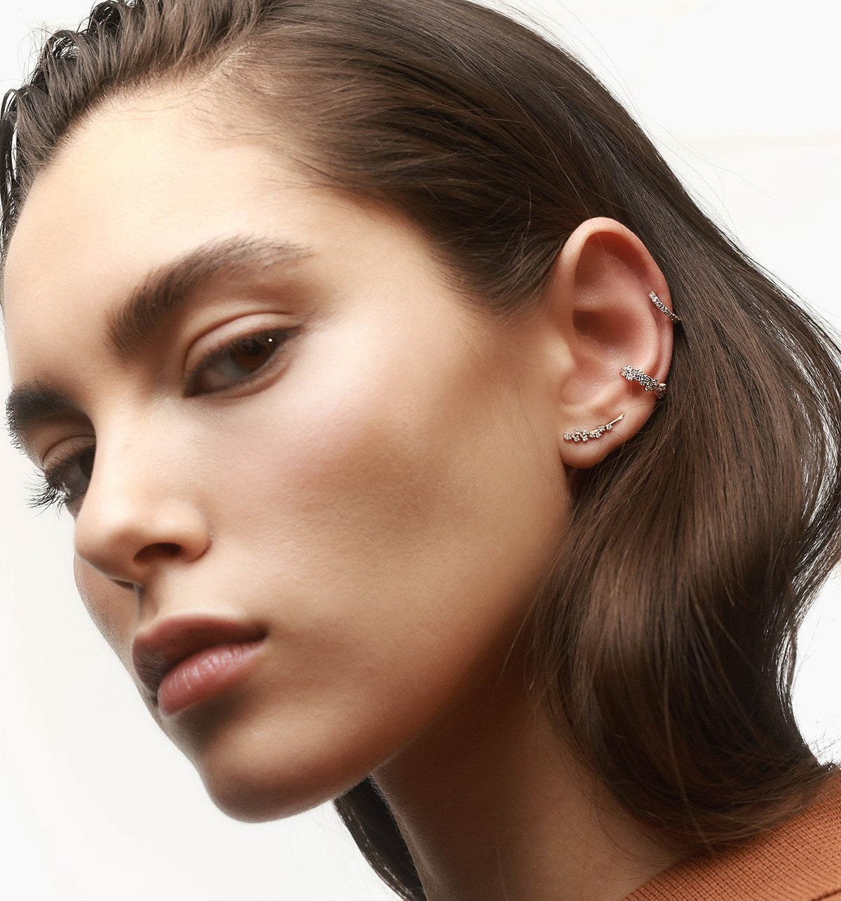 CLASSIC I DIAMONDS CLICKER EARRING