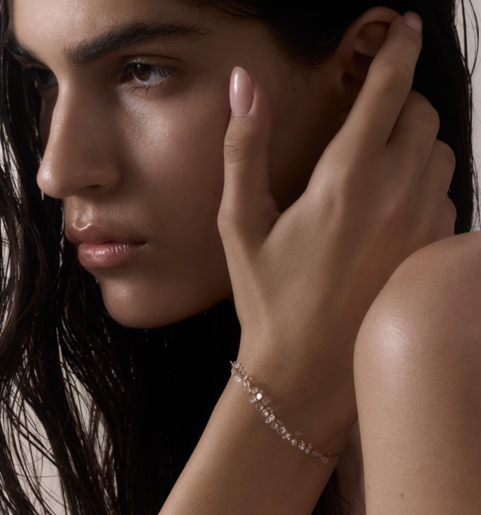 Rose Gold Bracelet with Rose-Cut Diamonds BRIGITTE BRACELET