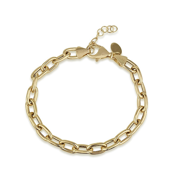 Yellow Gold Link Bracelet BABY KELLY BRACELET