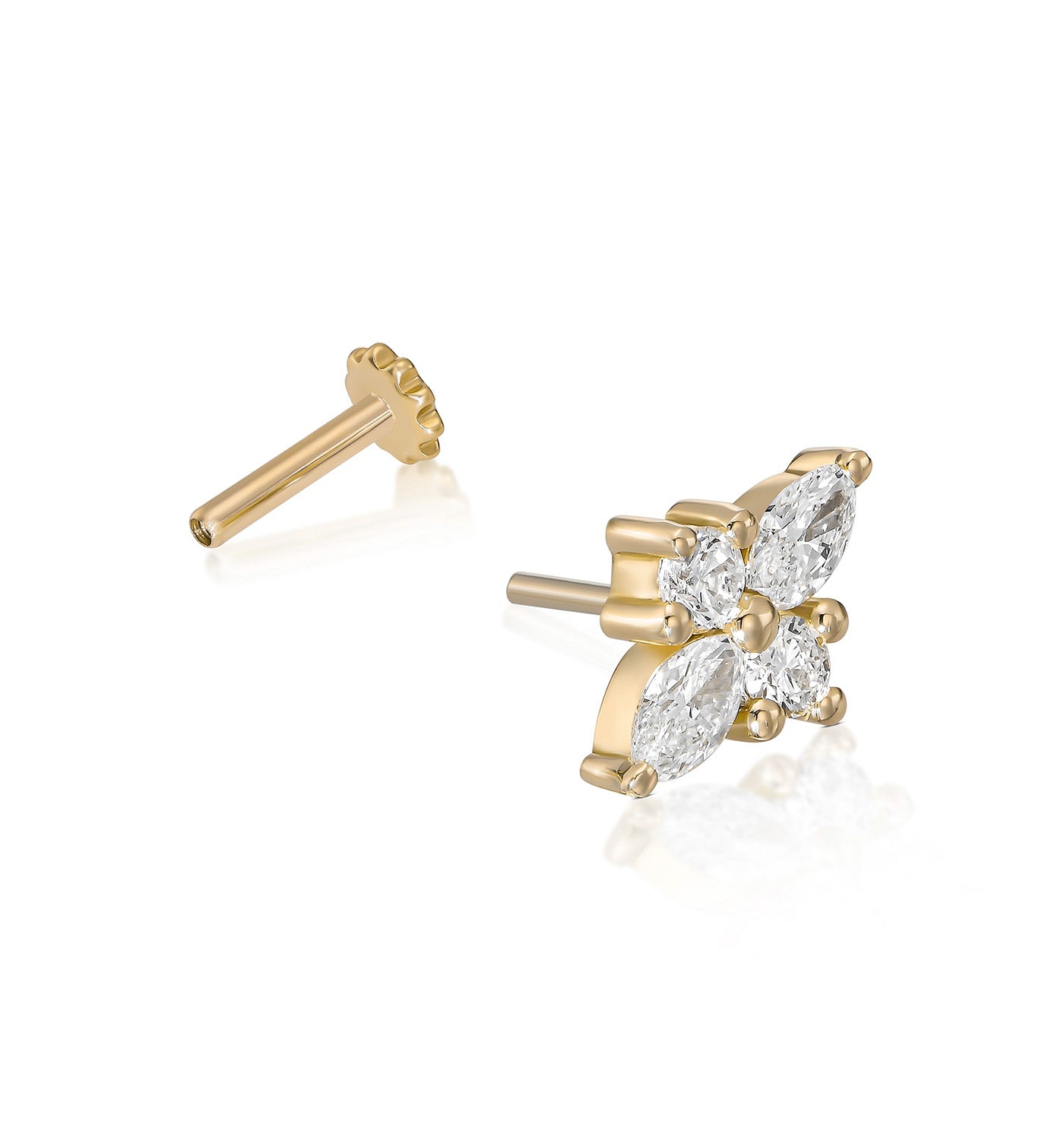 LILI NATURAL DIAMONDS EARRING PIERCING LABRET