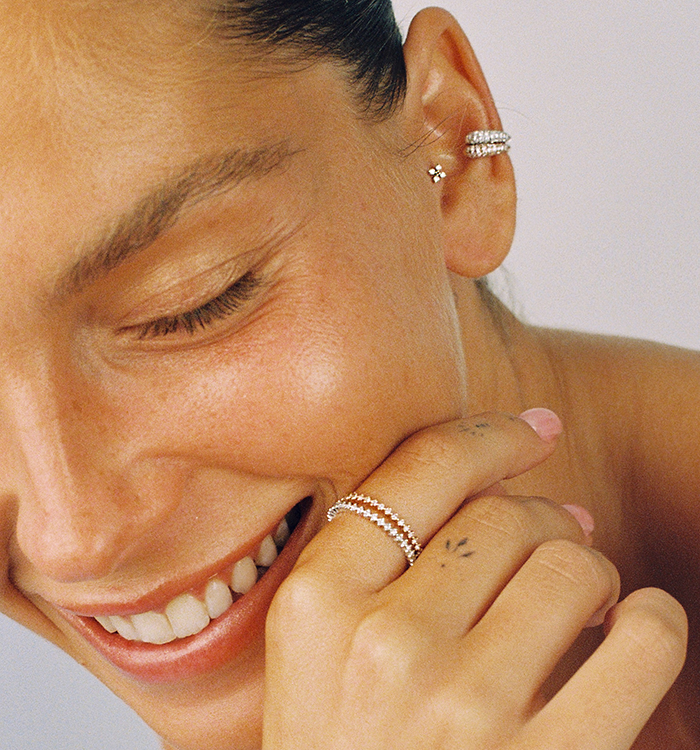 THIN CROWN DIAMONDS RING
