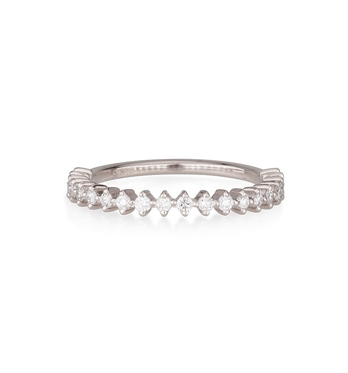 THIN CROWN DIAMONDS RING