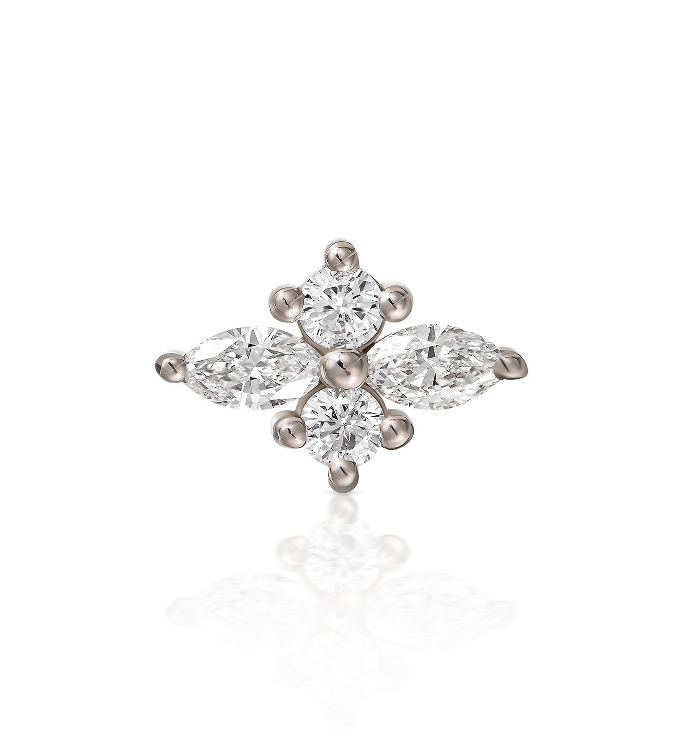 MINI LILI NATURAL DIAMONDS EARRING PIERCING LABRET