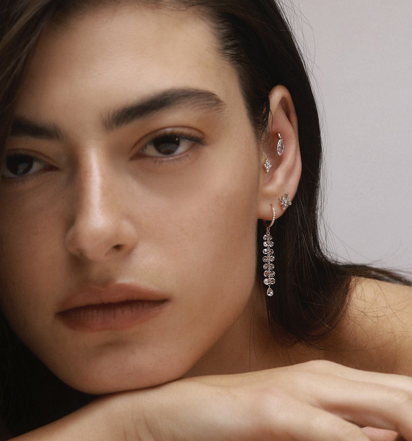 MIRO NATURAL DIAMONDS EARRING PIERCING LABRET