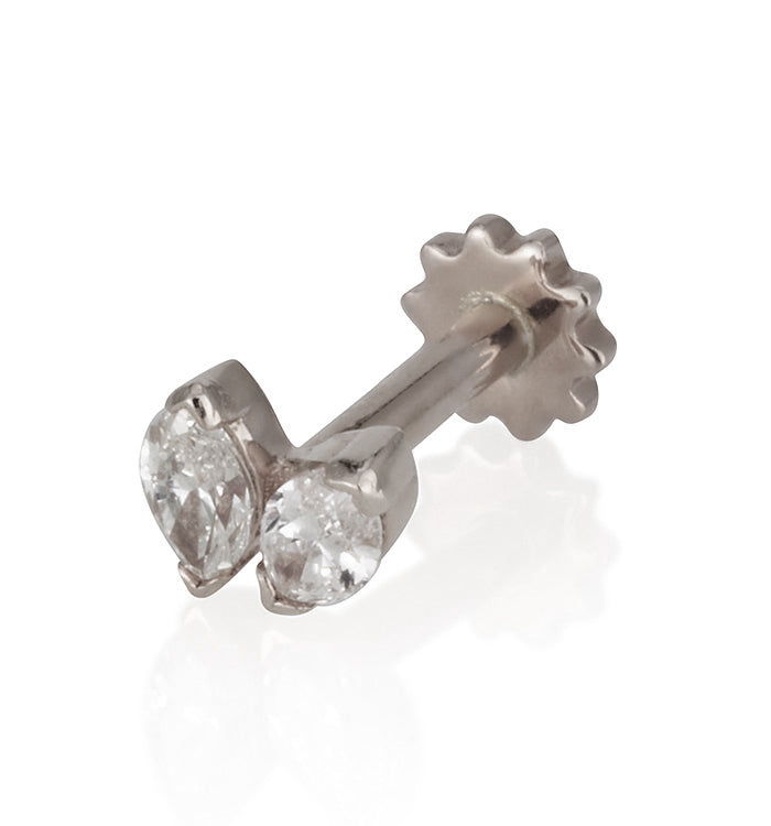 IRIS DIAMONDS PIERCING LABRET