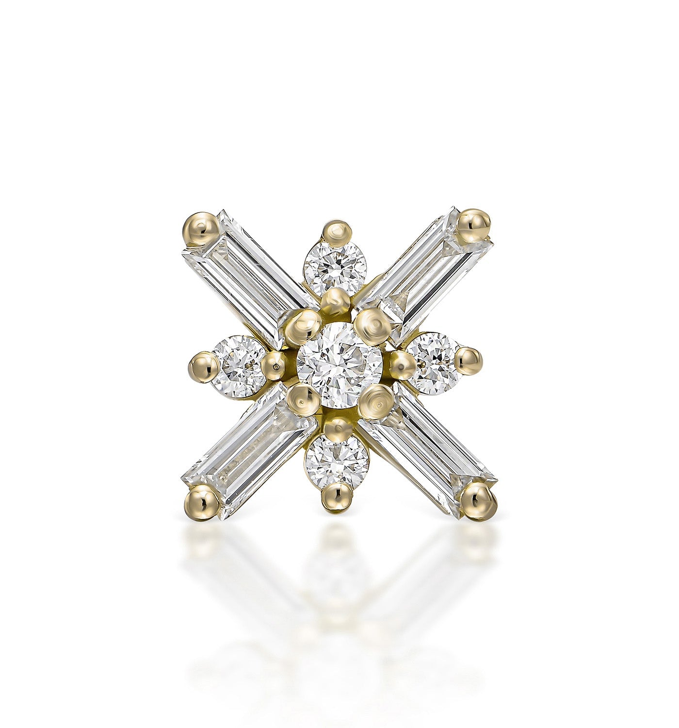 MIRO NATURAL DIAMONDS EARRING PIERCING LABRET