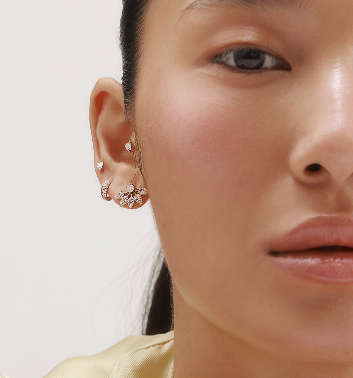 SISI DIAMONDS STUD EARRING