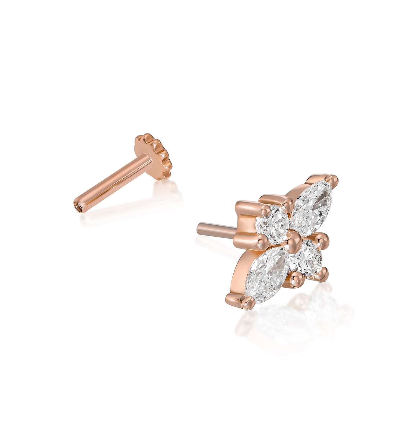 LILI NATURAL DIAMONDS EARRING PIERCING LABRET