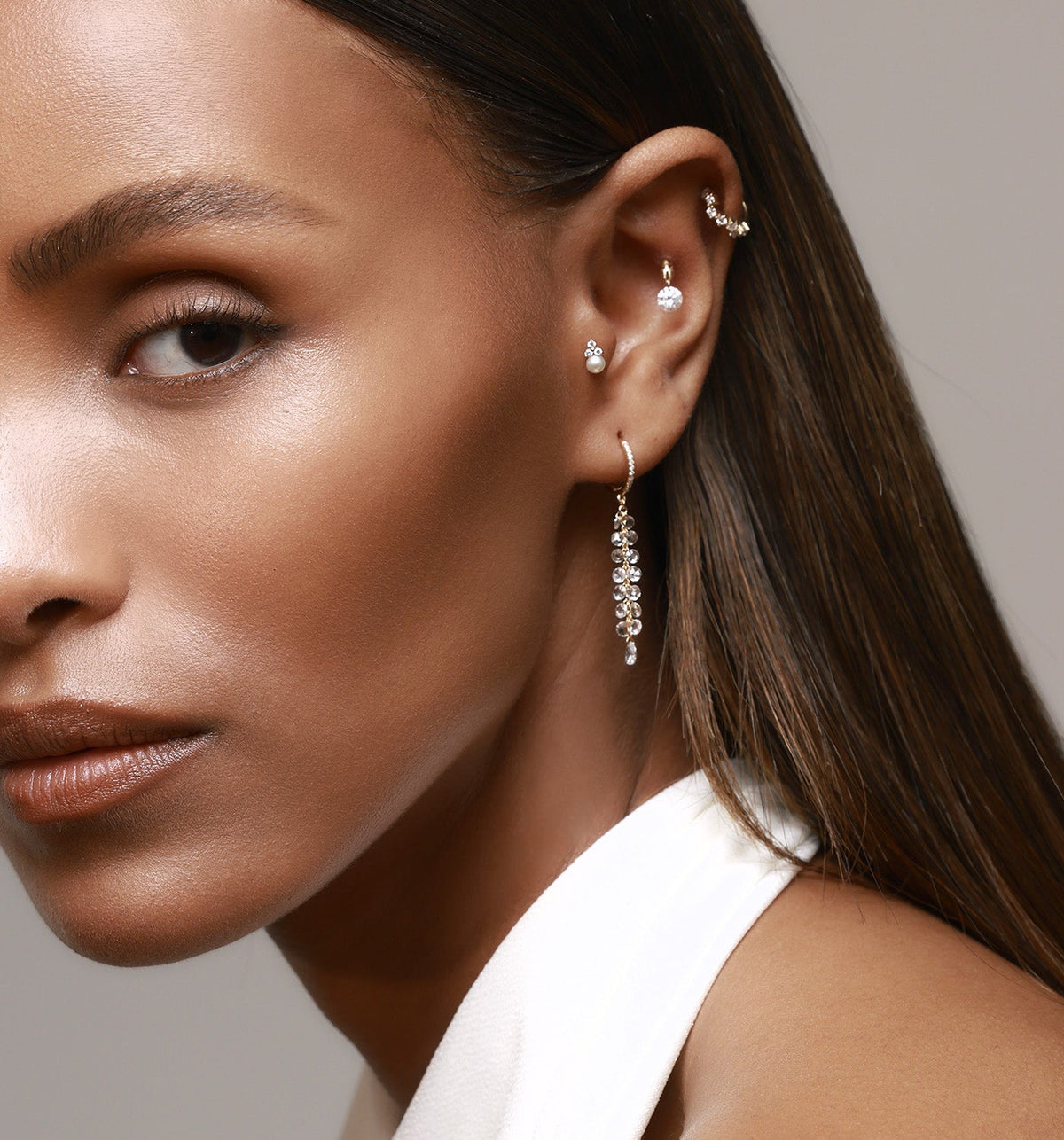 BRIGITTE DIAMONDS EARRING