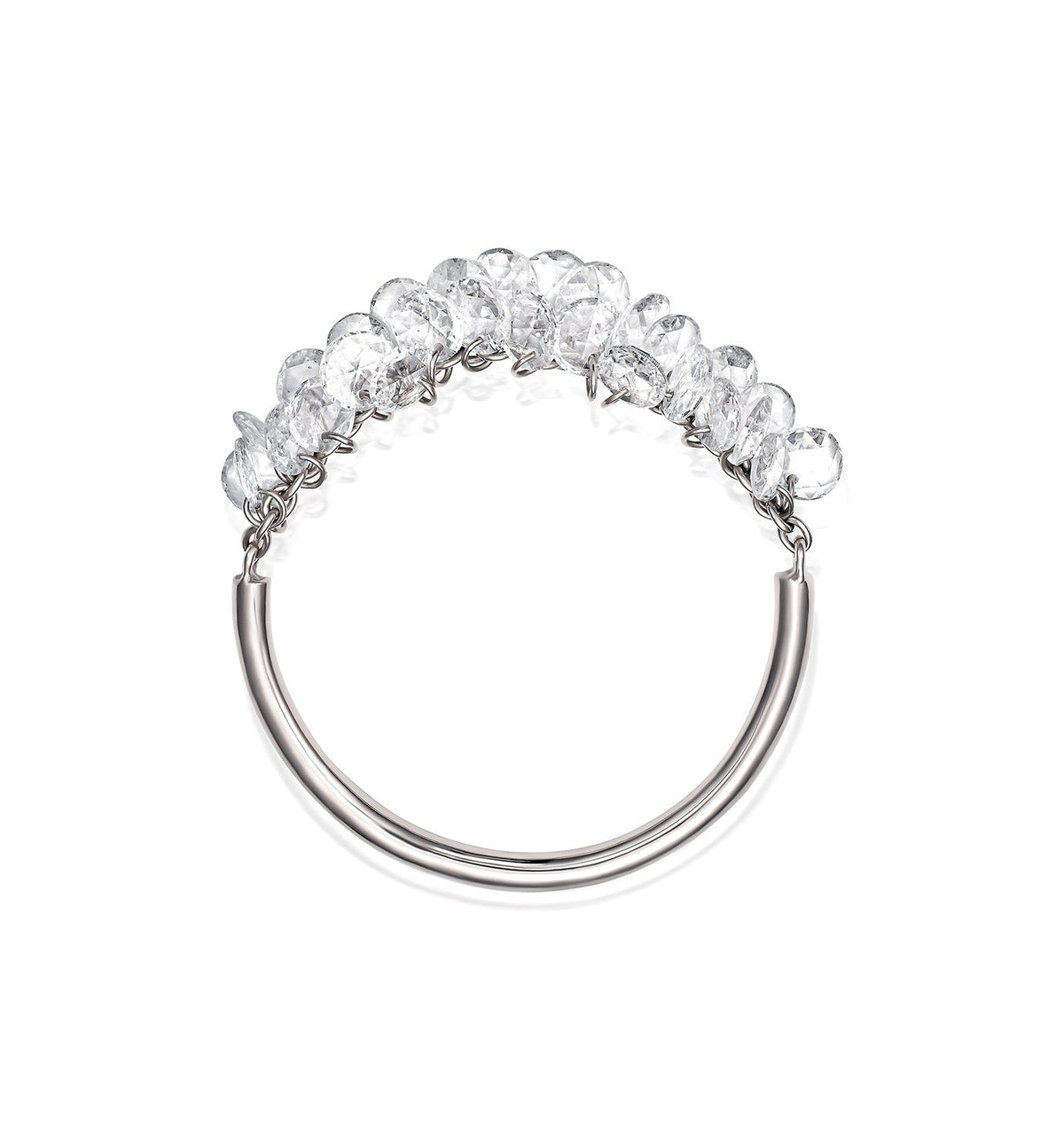 BRIGITTE DRILLED DIAMONDS RING