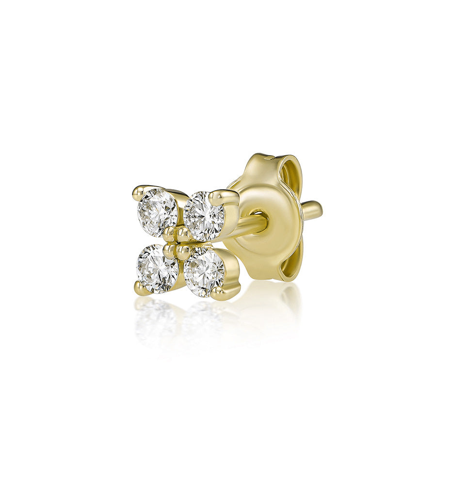FOUR XL DIAMONDS STUD EARRING