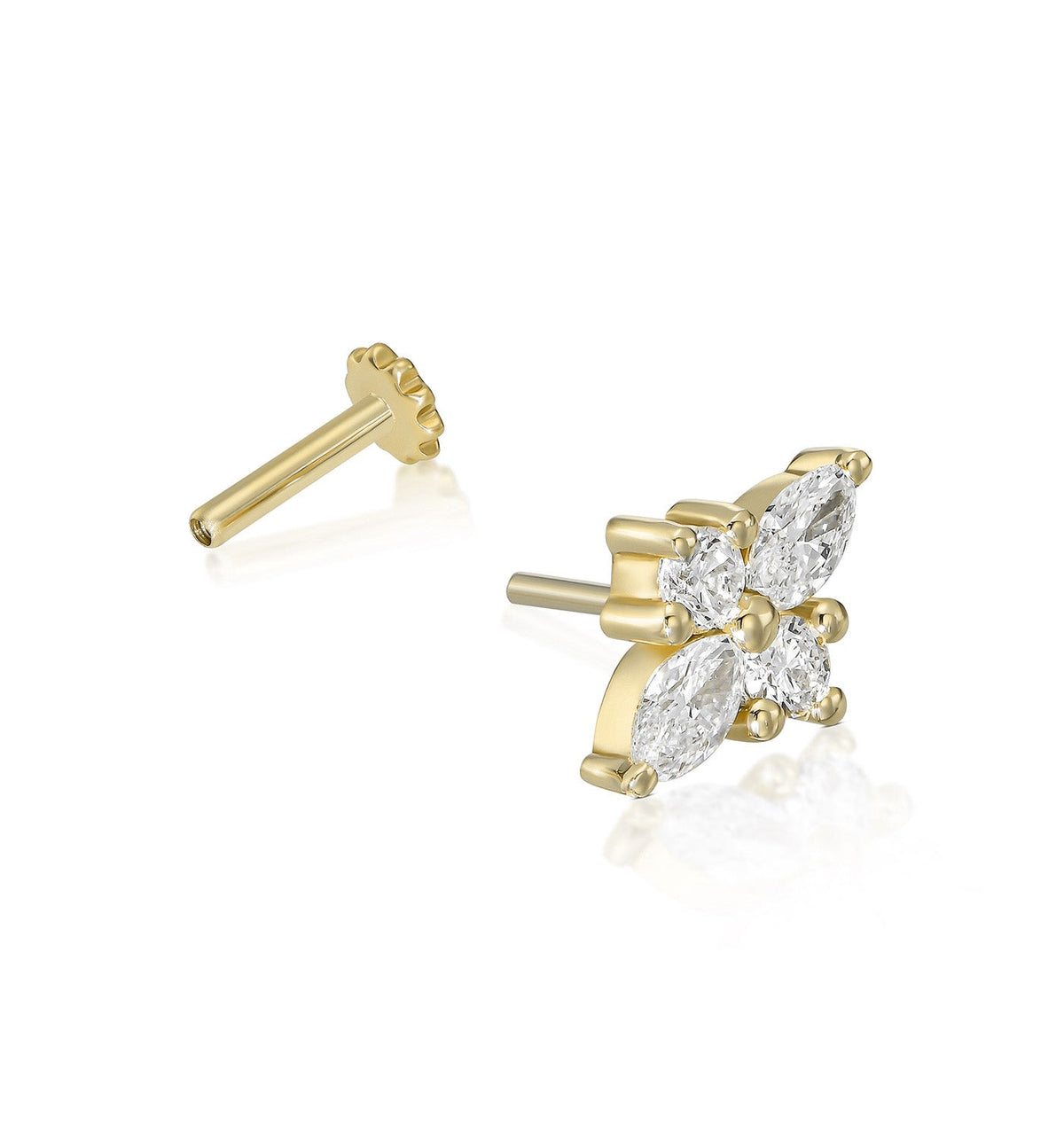 LILI NATURAL DIAMONDS EARRING PIERCING LABRET