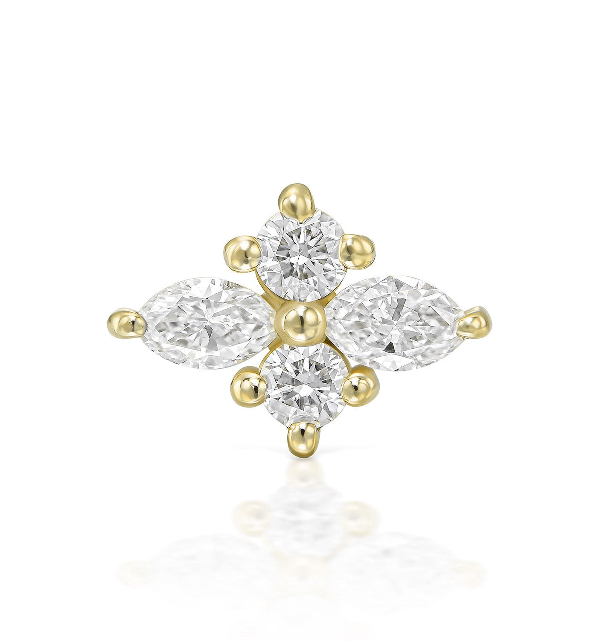 LILI NATURAL DIAMONDS EARRING PIERCING LABRET