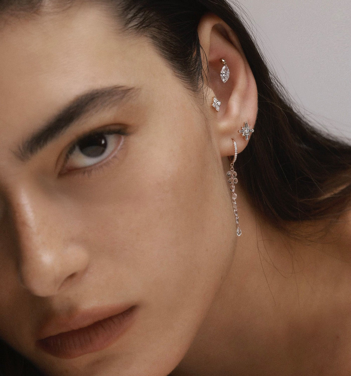 MIRO NATURAL DIAMONDS EARRING PIERCING LABRET