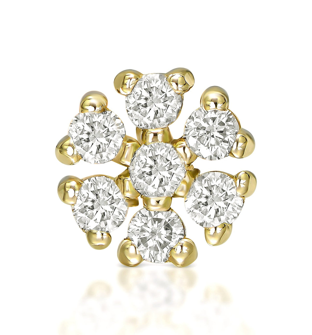 PETIT DIAMONDS PIERCING LABRET EARRING