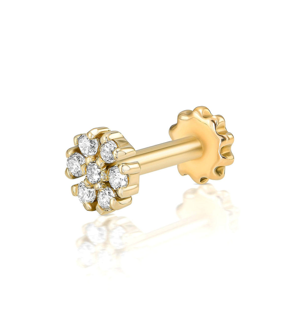 PETIT DIAMONDS PIERCING LABRET EARRING