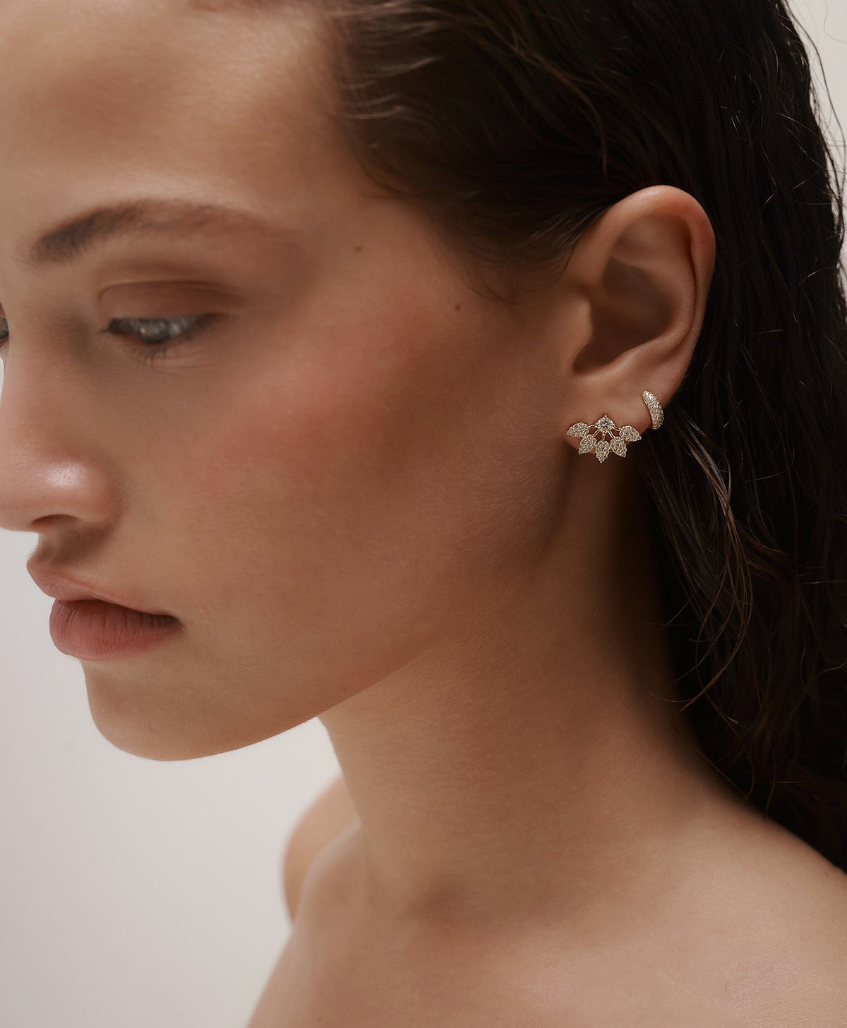 SISI DIAMONDS STUD EARRING